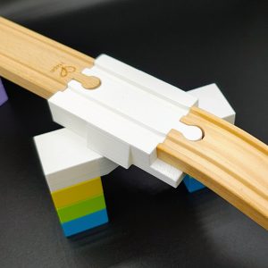 Adaptateur lego circuit de train sur pièce Lego Duplo